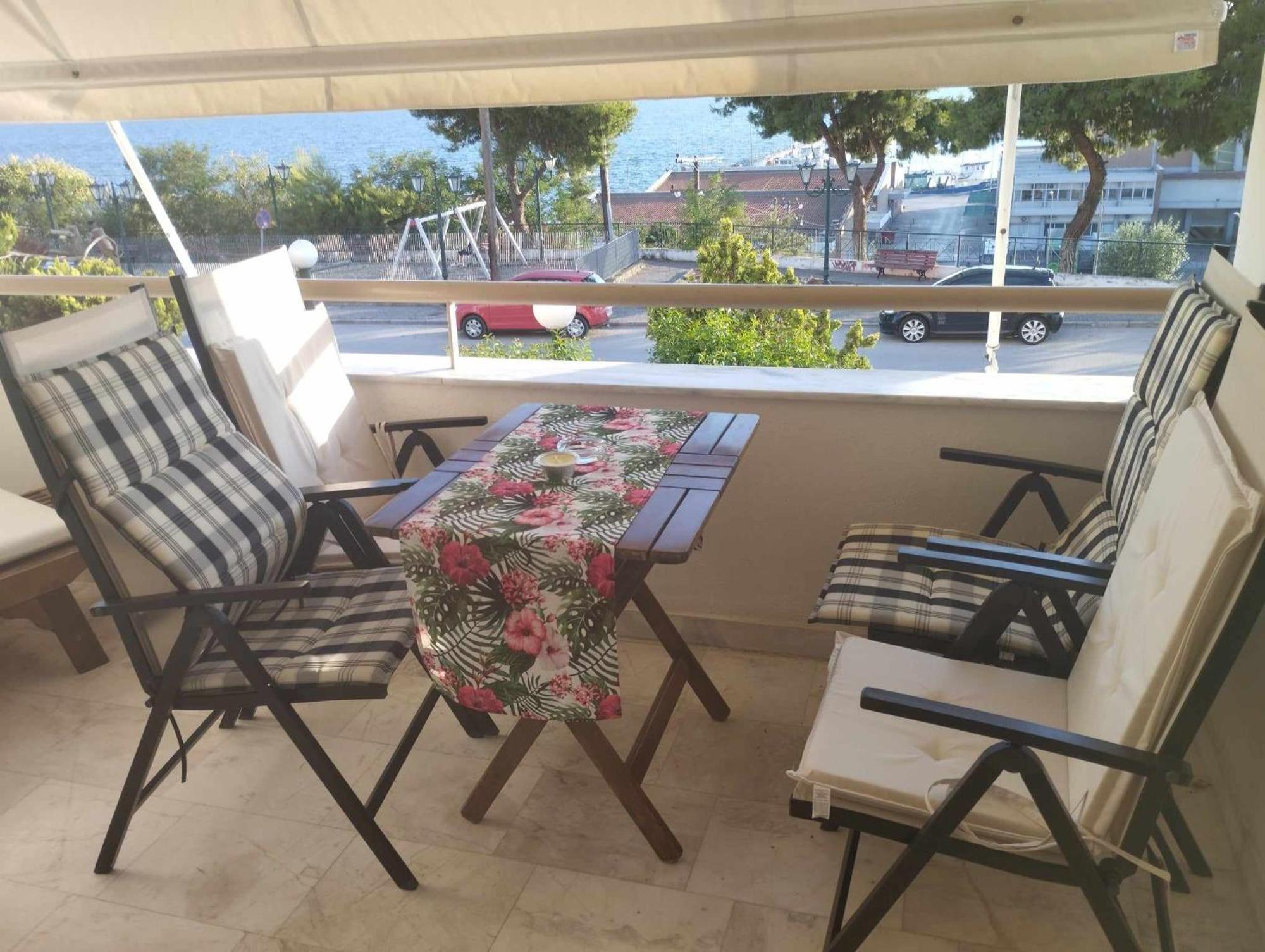 Seaview To Olympus, Sunny, Cosy Apartment Nea Michaniona Luaran gambar